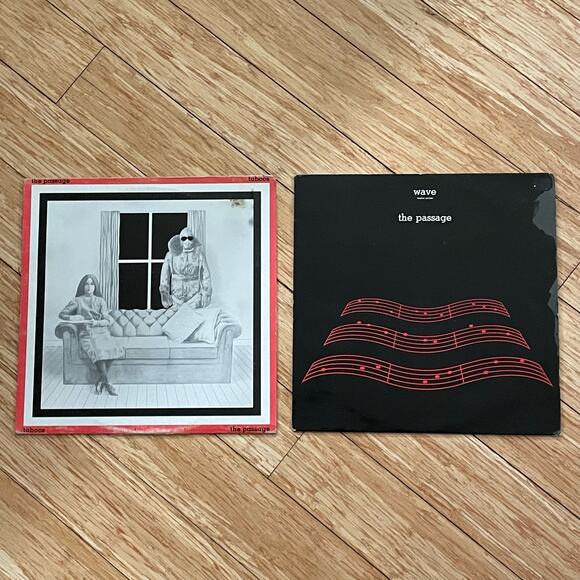 Lot of 2 The Passage Vinyl Records 12" new wave synth pop - Picture 1 of 3